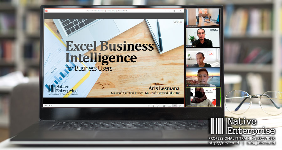 Excel BI for Business Users Online Training bersama Metranet Telkom Group