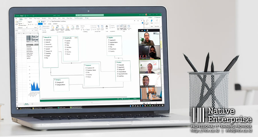 Excel BI for Business Users Online Training bersama Metranet Telkom Group