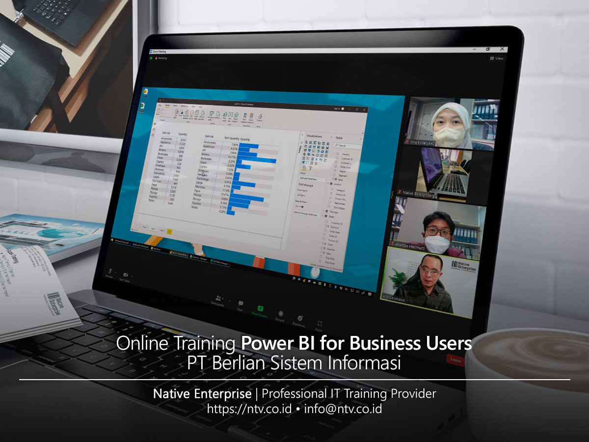 Power BI for Business Users Online Training bersama Berlian Sistem Informasi