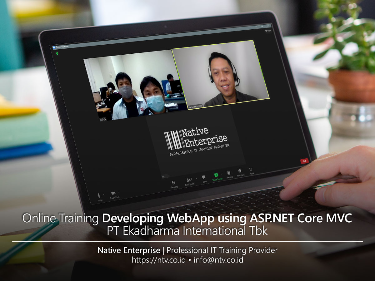 Developing Web Application using ASP.NET Core MVC Online Training bersama PT Ekadharma International