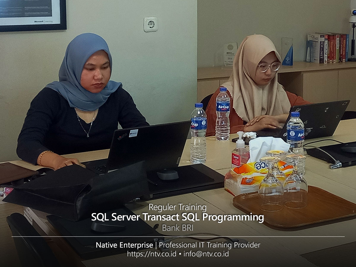SQL Server Transact SQL Programming Training bersama Bank BRI